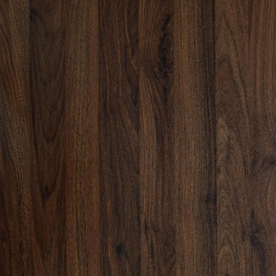 Rustic Walnut Wood Grain Contact Paper, 31.5" X 157.5" Self-Adhesive Wallpaper For Countertops, Cabinets, And Walls