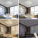 Flausch 8 - Light 60cm Modern Ceiling Light, Dimmable LED Flush Mount with Remote, Rectangle Acrylic Chandelier