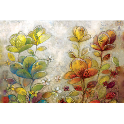 Fashion Florals - Wrapped Canvas Print