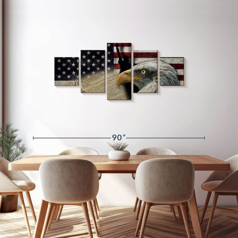 American Symbols, 30" H x 68" W
