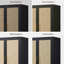 Armoire 70 po H 70,86 po en rotin d'inspiration bohémienne-1716676530