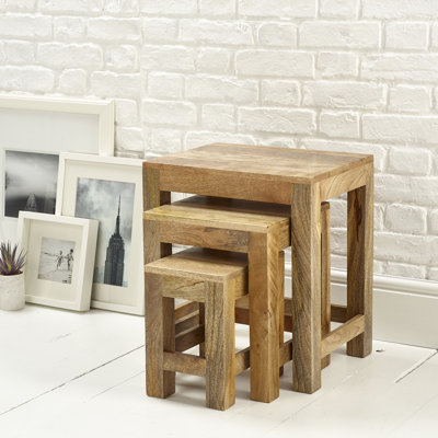 Evelyn Solid Wood Nesting Tables