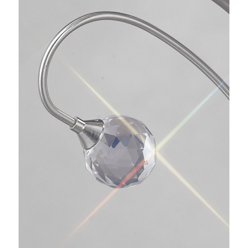 Crystal Novelty Lamp, Silver