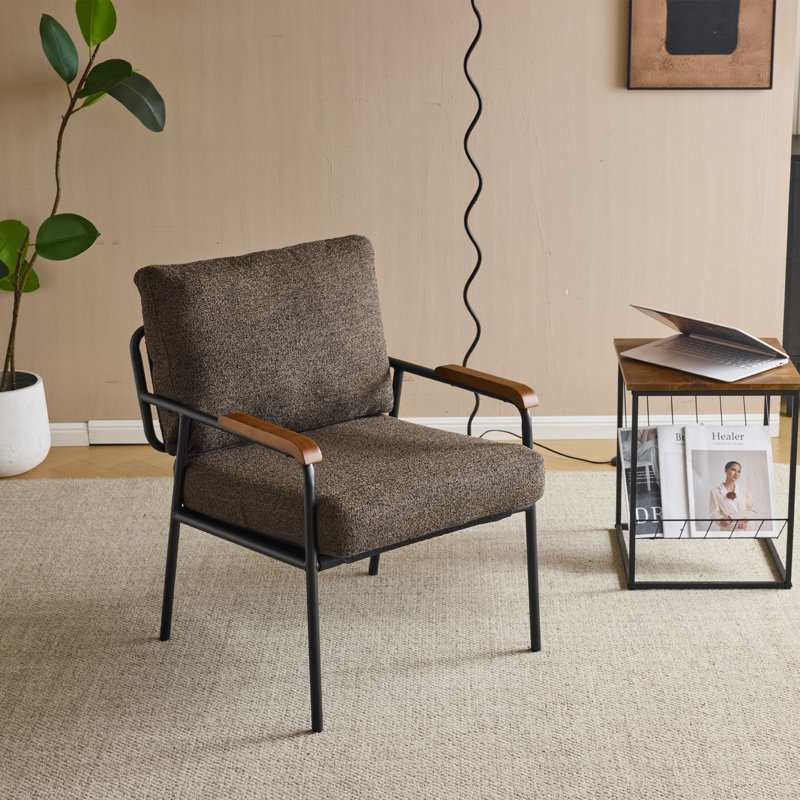 Fauteuil Lemley, Lin brun