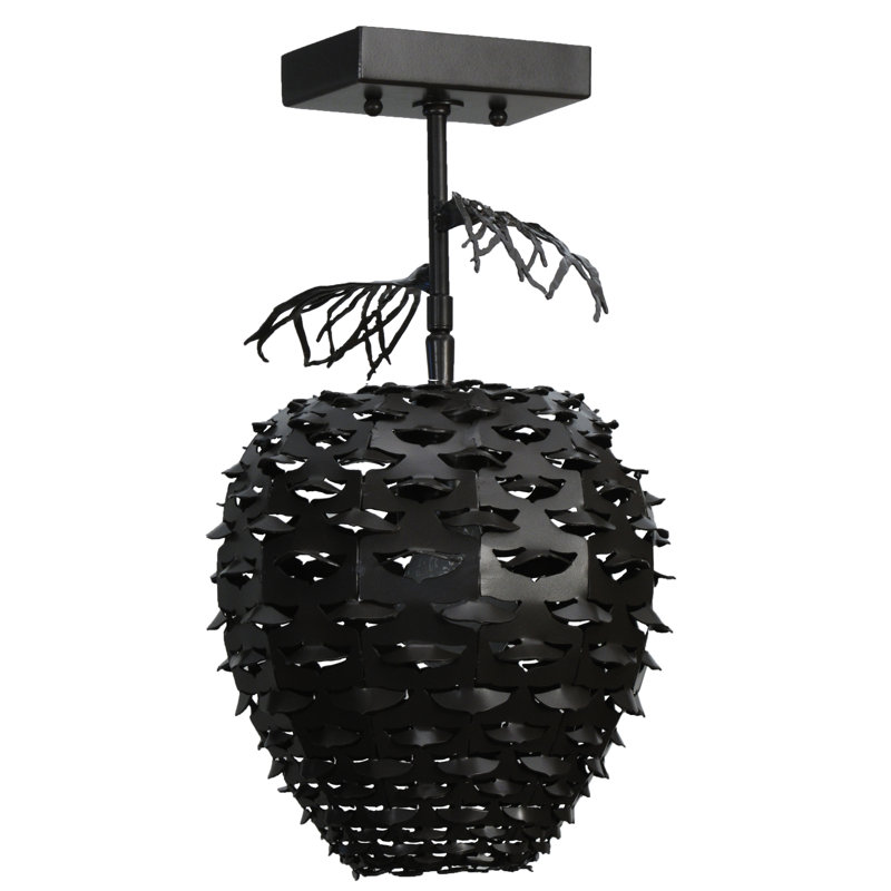 Rustic Lodge 1 - Light Semi Flush Mount
