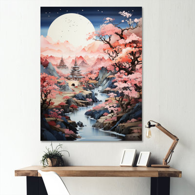 Jaelynne China Silk Road, reproduction d'art sur toile