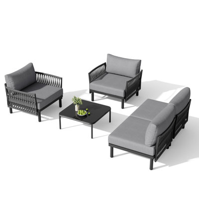 Outdoor Patio Sectional Sofa Set
