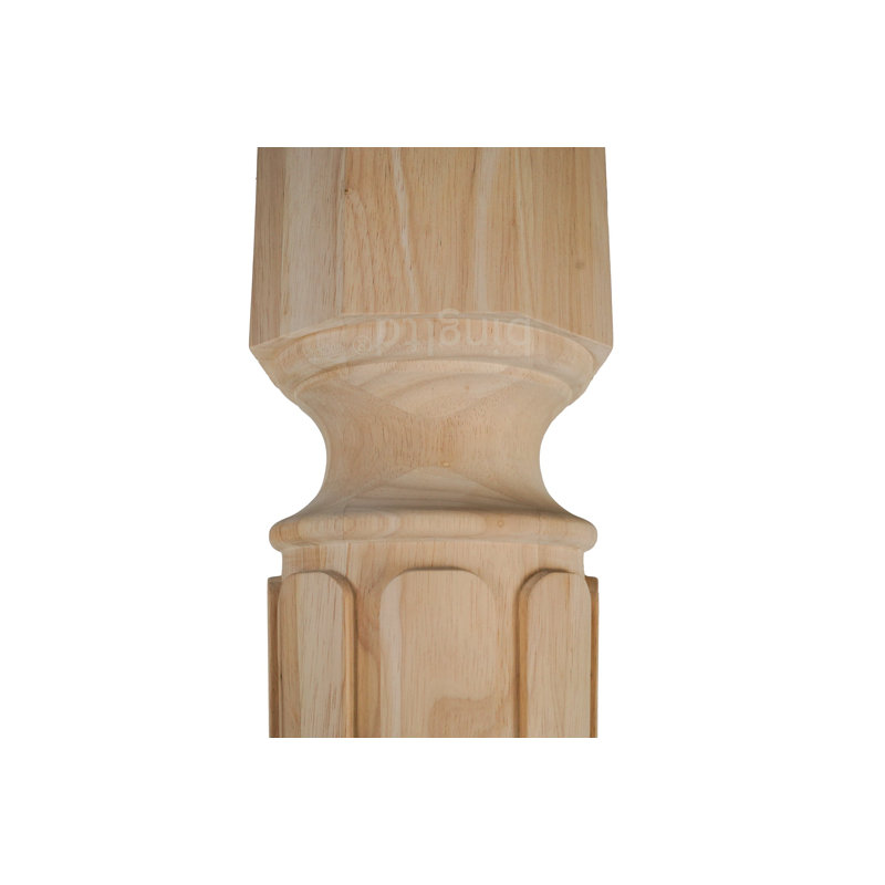 35" Tall Bold Reeded Kitchen Post (K008T-RW-UNF)