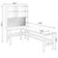 Bureaux en bois massif en L Burlywood-108600565-108600566
