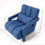 Chaise d'appoint moderne en lin avec coussin confortable