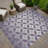 Machine Washable Indoor/Outdoor Lockway ACN2423 Geometric Rug-768325664