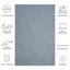 Tapis intérieur / extérieur bleu marine / gris Aevry-22984011