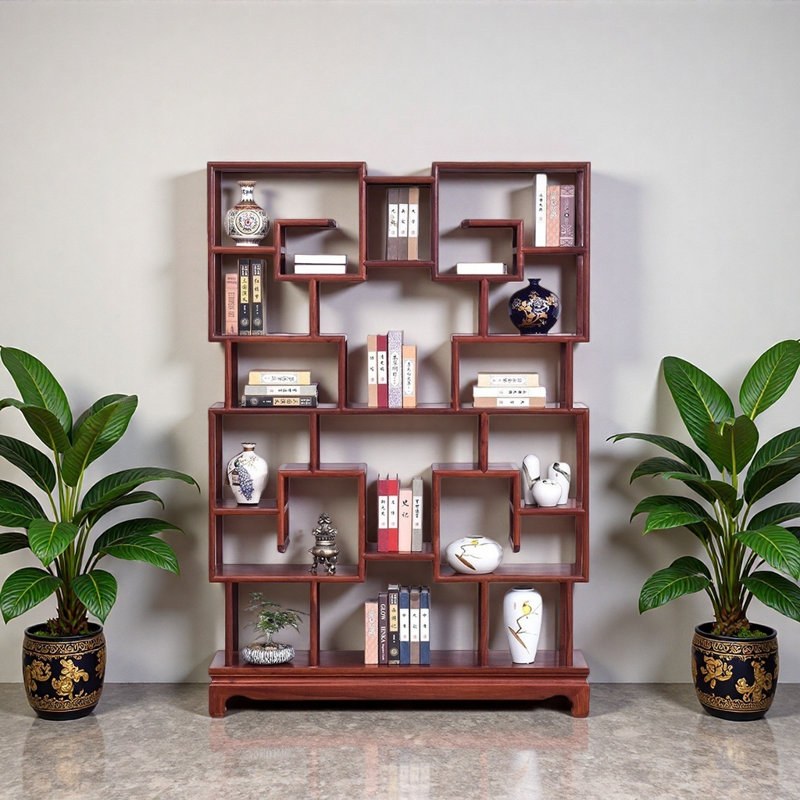 New Chinese Minimalist Style Bookcase