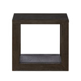 Thomas End Table-Dark Anthracite Oak Veneer