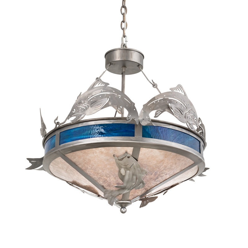 Lustre conique unique à 4 lumières Eldert