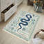 Tapis Mythic Garden Serpent (bleu et blanc)