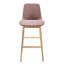 Amar Bar Stool In Fabric And Natural Ash Base - Set Of 1-952836601