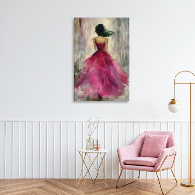 After Midnight Girl in Gown Canvas, design by Annabelle Hall