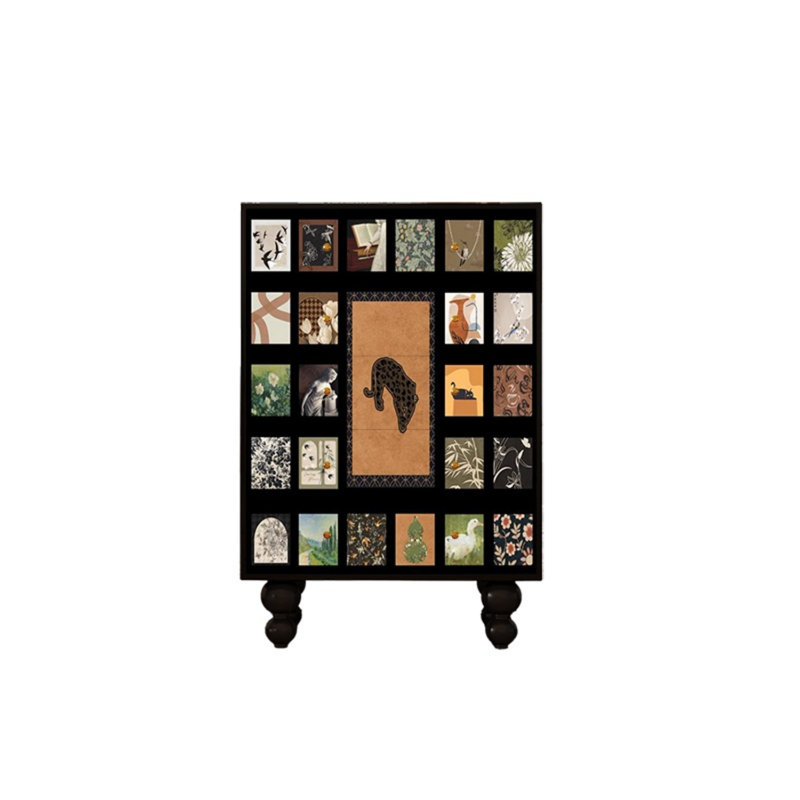 Five Drawer Wooden  Storage Chest