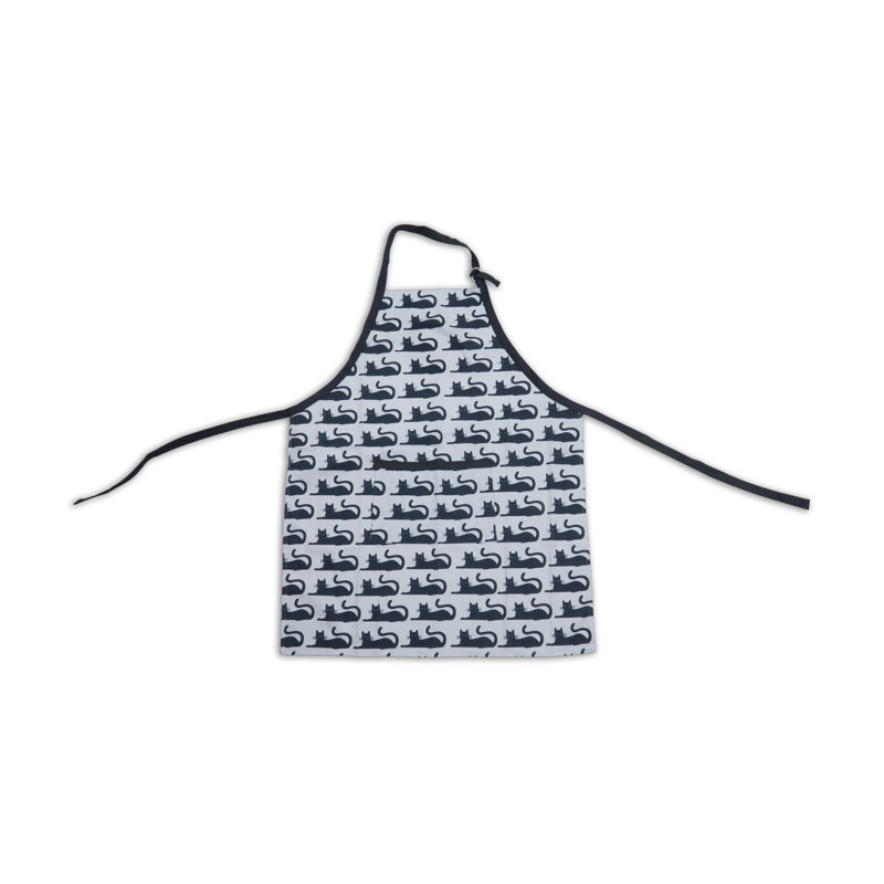 No Pattern Cotton Bib Apron