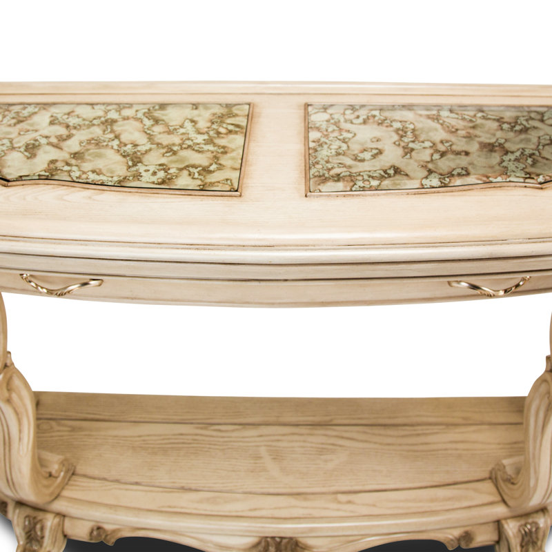 Platine de Royale Console Table, Champagne