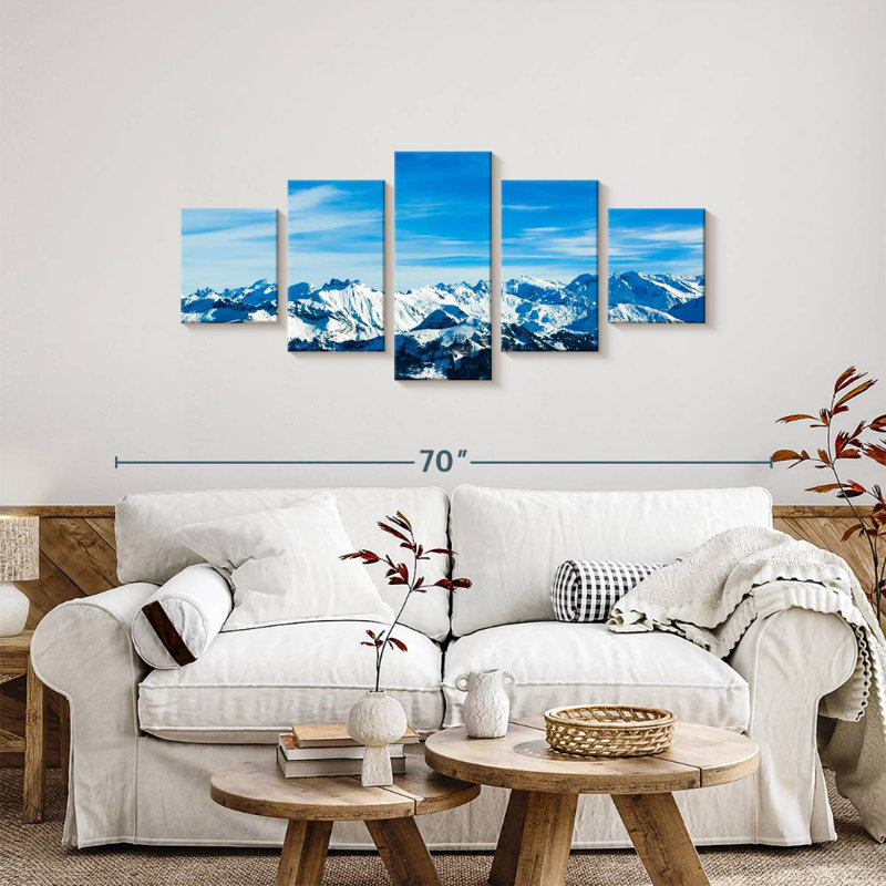 Horizon des Alpes, H 24 po x l 55 po