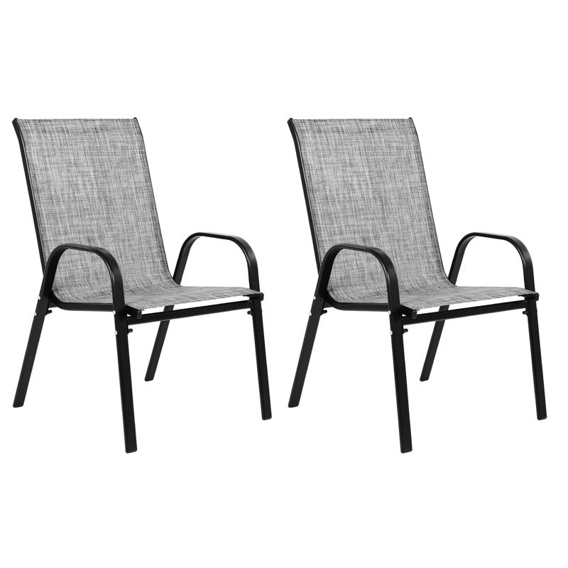 2 chaises de patio (sans la table), Gris