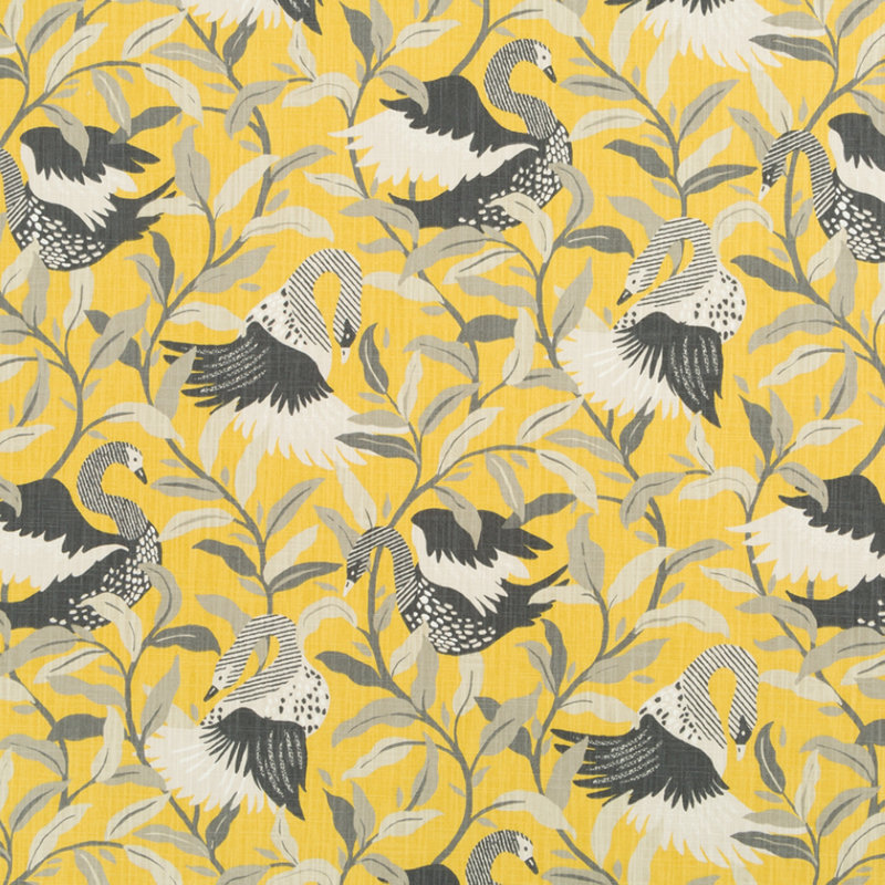 Tissu 100% coton Dwellstudio Swanwood, Safran