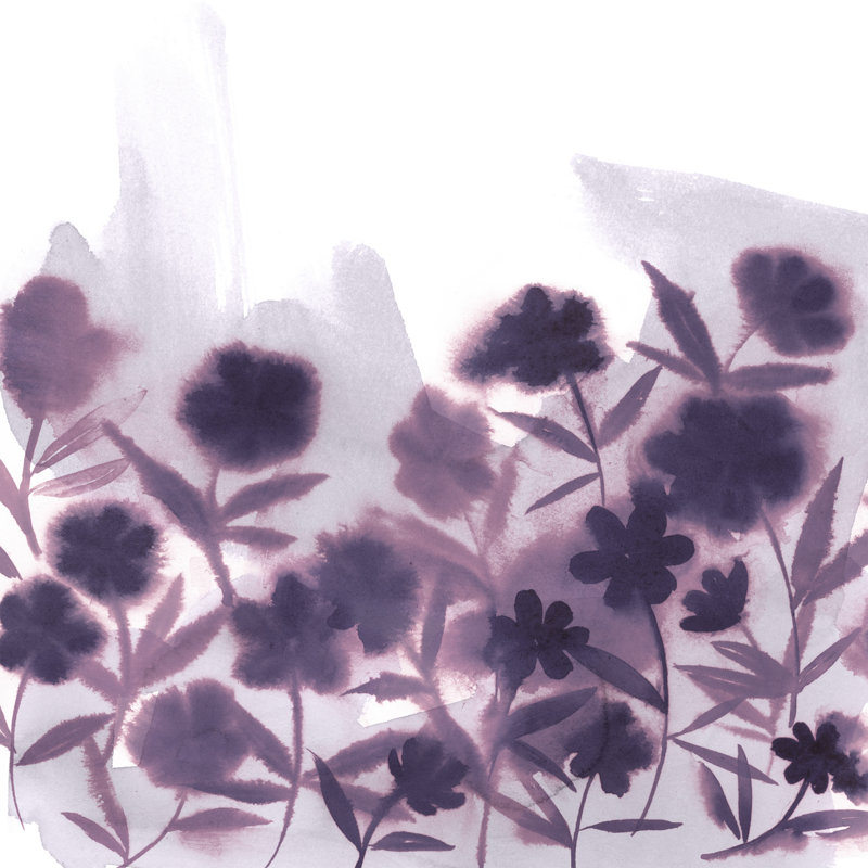 Ultra Violets II by Grace Popp - Wrapped Canvas Painting, 76cm H x 76cm W