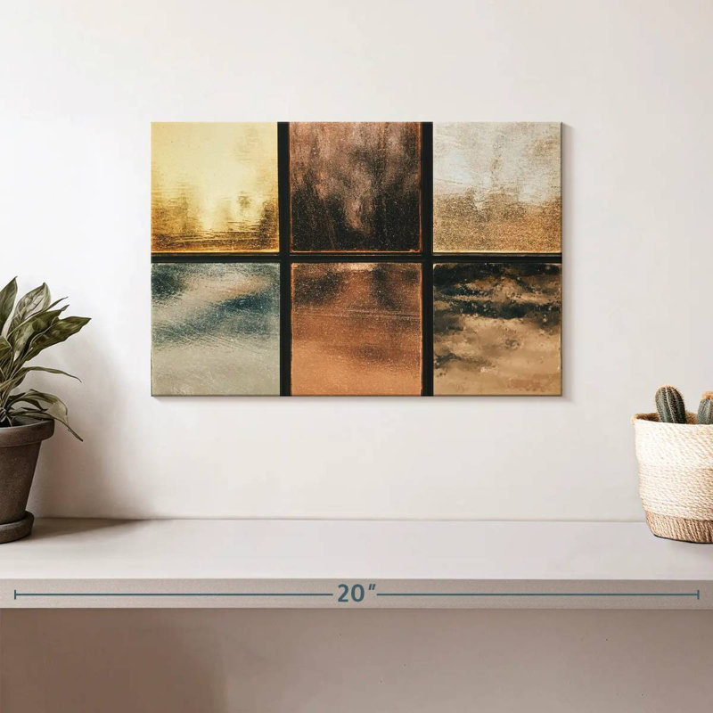 Avery Abstract Metallics, 8" H x 12" W