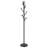 Black Coat Rack with 18 Hooks
