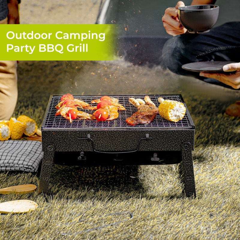 ROYALFORD 35cm W Portable Charcoal Grill