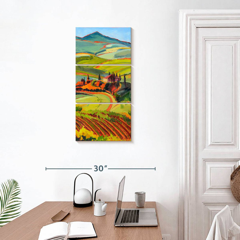 Ferme de campagne toscane, H 32 po x l 15 po