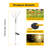 6 PCS Solar Garden Lights Outdoor Decorative, Firework Garden Stake Lights Solar Powered, DIY Bendable Copper Wire Waterproof for Garden, Yard, Patio, Flower Bed, Chiristmas Decor-128706342