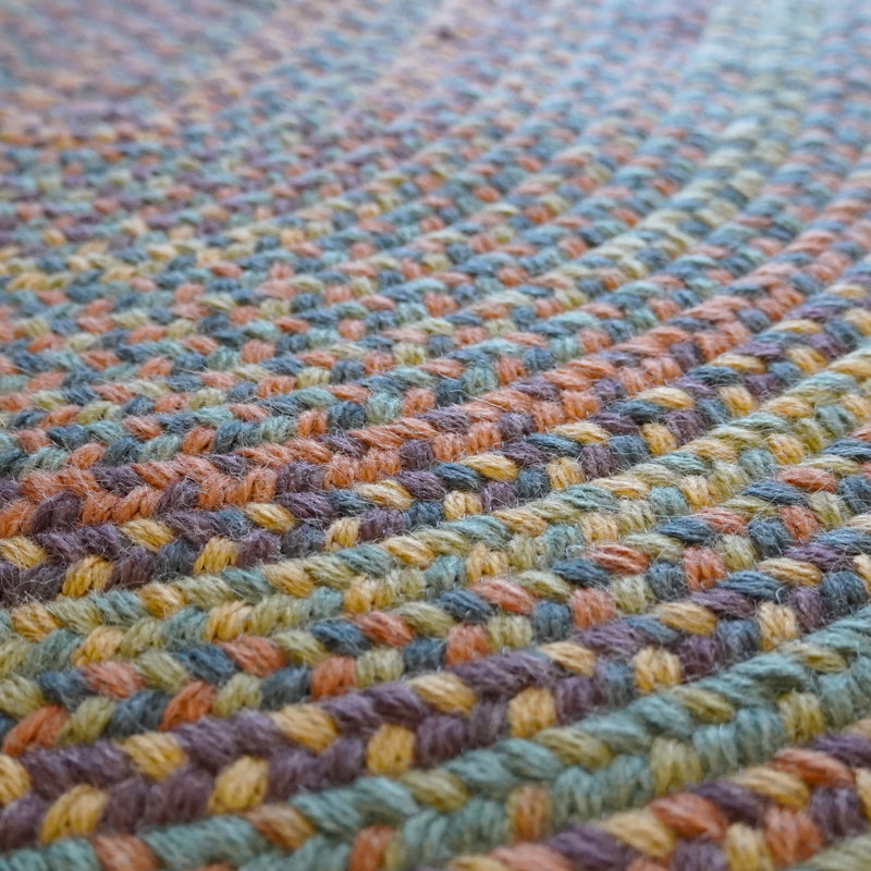 Tresse de laine intemporelle, Ovale 12 pi x 15 pi