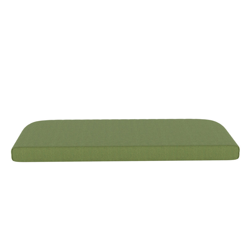 Sunbrella® Outdoor 3'' Bench Cushion, Spectrum Cilantro Sunbrella® Plainweave