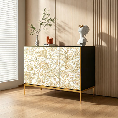 Luxury Storage Entryway Cabinet with Spacious Top