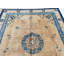 Antique Peking Chinese Medallion Yellow 1930s Rug
