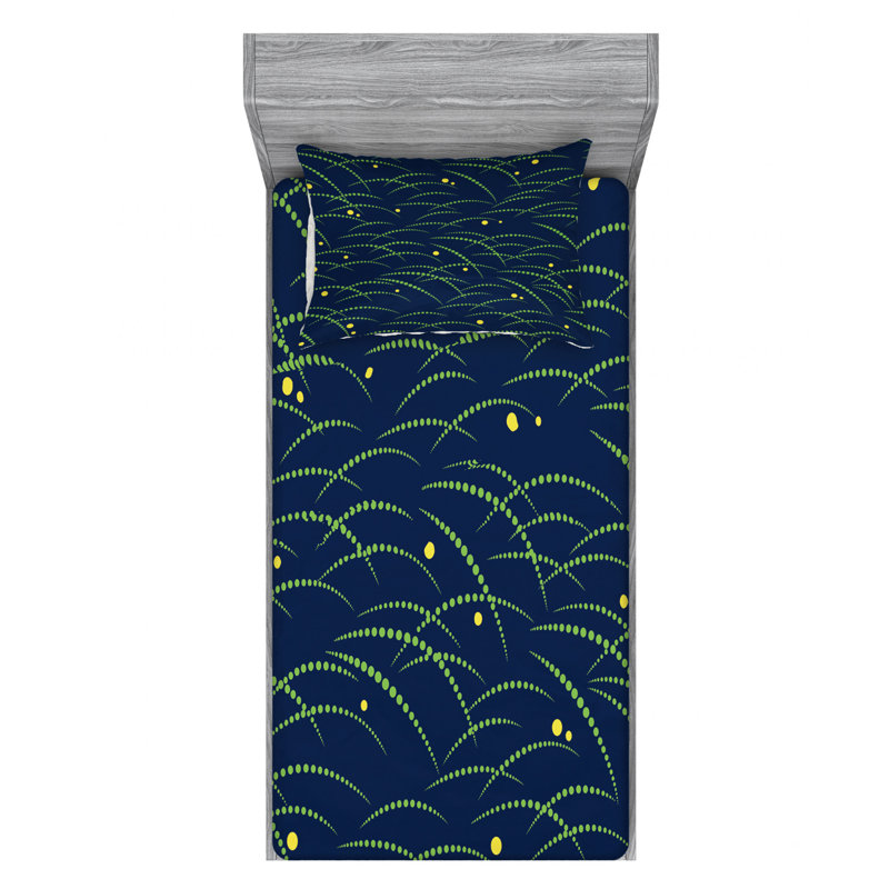 Microfiber Sheet Set, Twin Sheet Set with Fitted Sheet