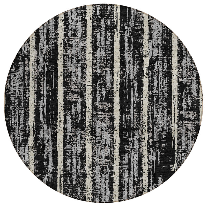  Malek Area Rug, Round 8'
