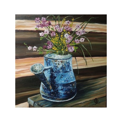 Wildflowers Painting | Oil On Canvas | By Qureysh Basrai