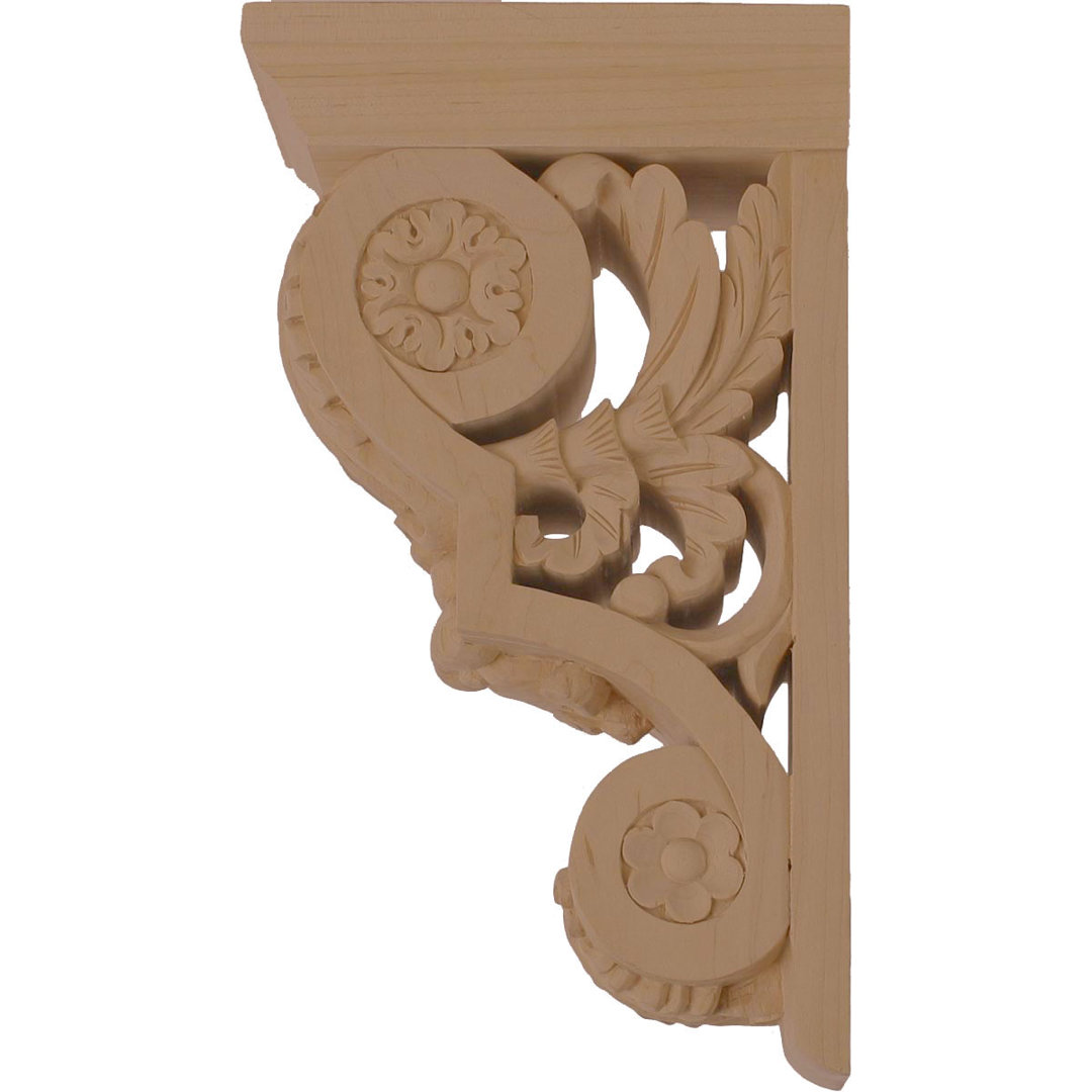 Small Floral Corbel Ekena Millwork