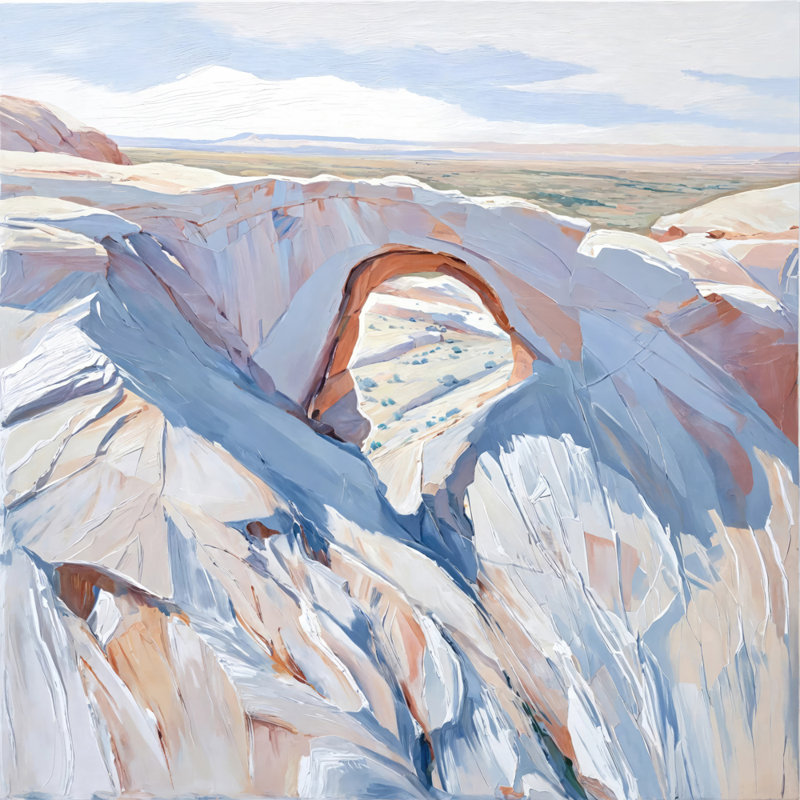 High-Archescada C61505   Giclee on Gallery Wrapped Canvas, 24" H x 24" W