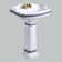 The Renovators Supply Inc. 22.88'' White Porcelain Rectangular Bathroom Sink with Overflow