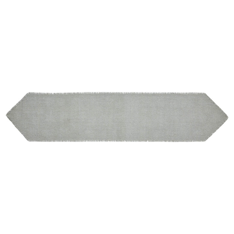 Chemin de table Yuletide, 60 po x 12 po, Gris colombe