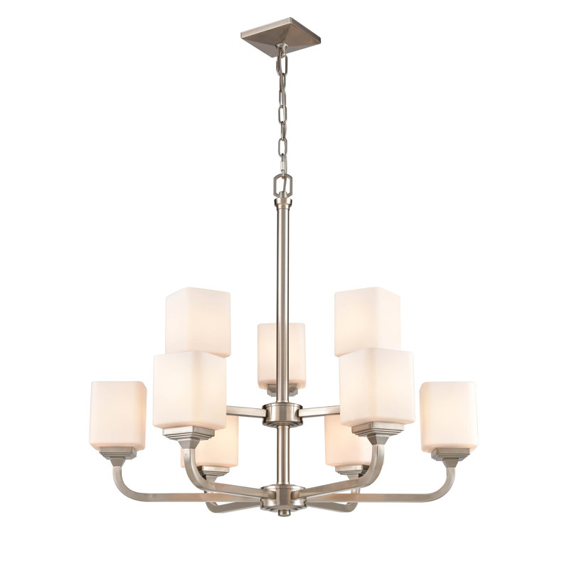 9 - Light Dimmable Empire Chandelier