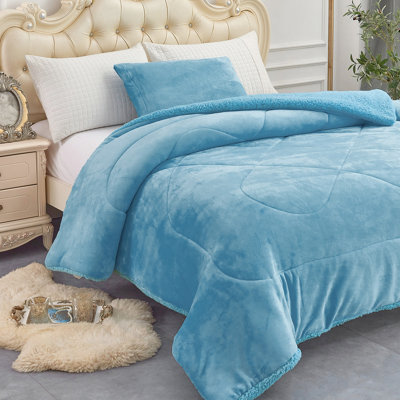 Couverture simple en molleton Sherpa