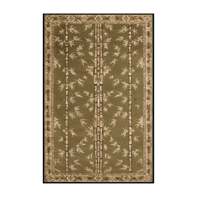 Tapis art déco brun lavable à la machine, Tapis de couloir 2 pi x 4 pi