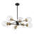 Millender 8-Light Dimmable Sputnik Modern Linear Chandelier-74062947