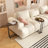 C-Shaped Side Table C Table Living Room End Table Side Table Wood End Table With Metal Frame-1821659160